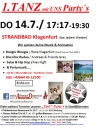 Strandbad Klagenfurt neu Bild Do 14.7. ab 17h mit Salsa Hip Hop Alex und Boogie Rene und Discofox AD